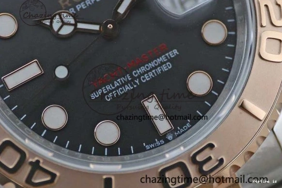 0109 Yacht-Master 126621 SS RG EWF 1:1 Best Edition Black Dial on SS SS RG Bracelet A SportInspired 2242